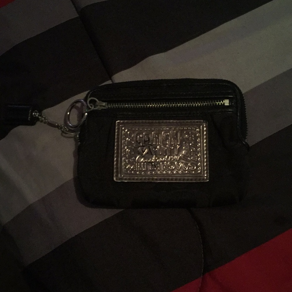 Coach black wallet